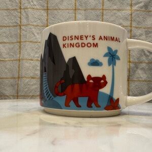 Starbucks Disney's Animal Kingdom Mug. Starbucks 2017 You Are Here collection.